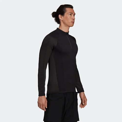 Adidas - Y-3 Classic Knit Base Layer Half-Zip Top