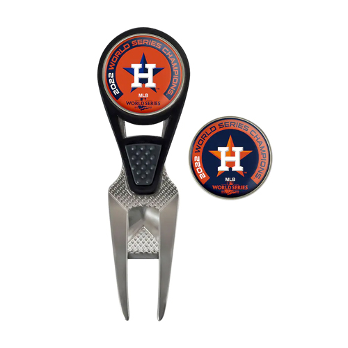 Divot Repair Tool - Houston Astros 2022 World Series Champions Repair Tool and Ball Marker Set