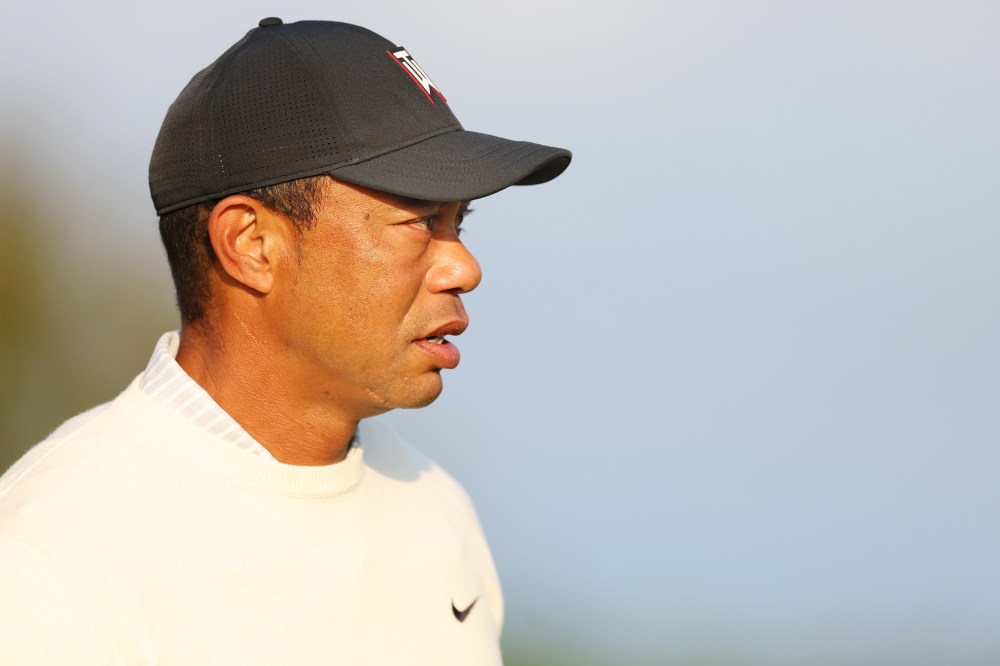 Tiger, Charlie at 2022 PNC Championship