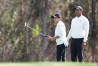 Tiger, Charlie at 2022 PNC Championship