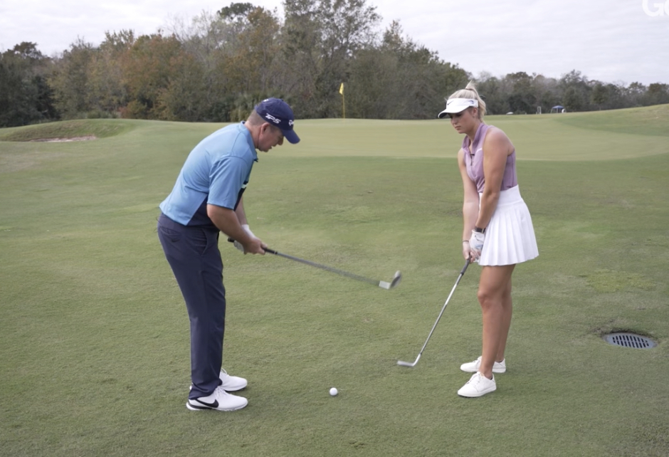 Golf Instruction with Steve and Averee: Turn to chip