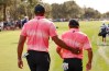 Tiger, Charlie at 2022 PNC Championship