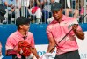 Tiger, Charlie at 2022 PNC Championship