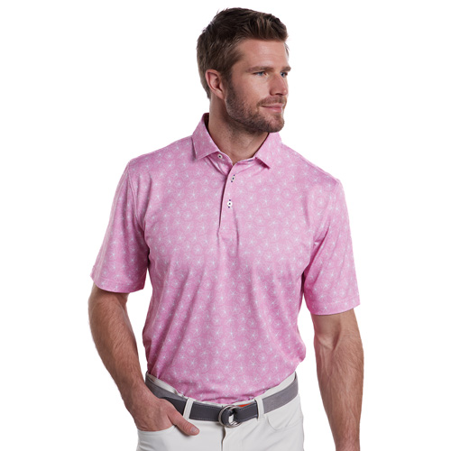 Stitch Golf - White Dogwood Polo