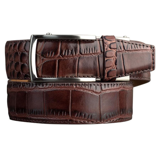 Nexbelt - Alligator Coffee Dress Belt 2.0
