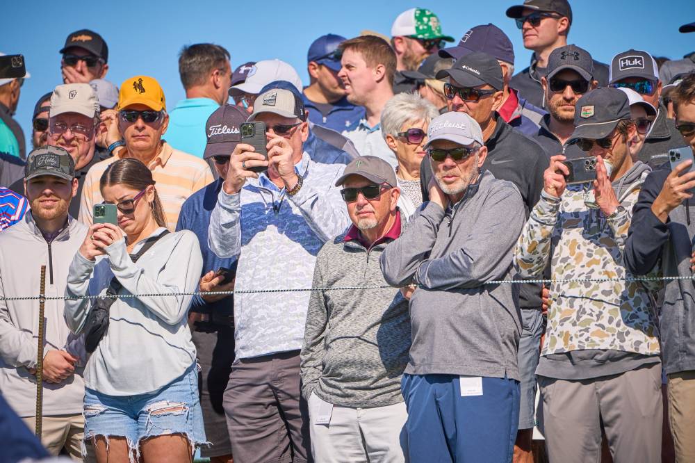 Fans at the 2023 WM Phoenix Open