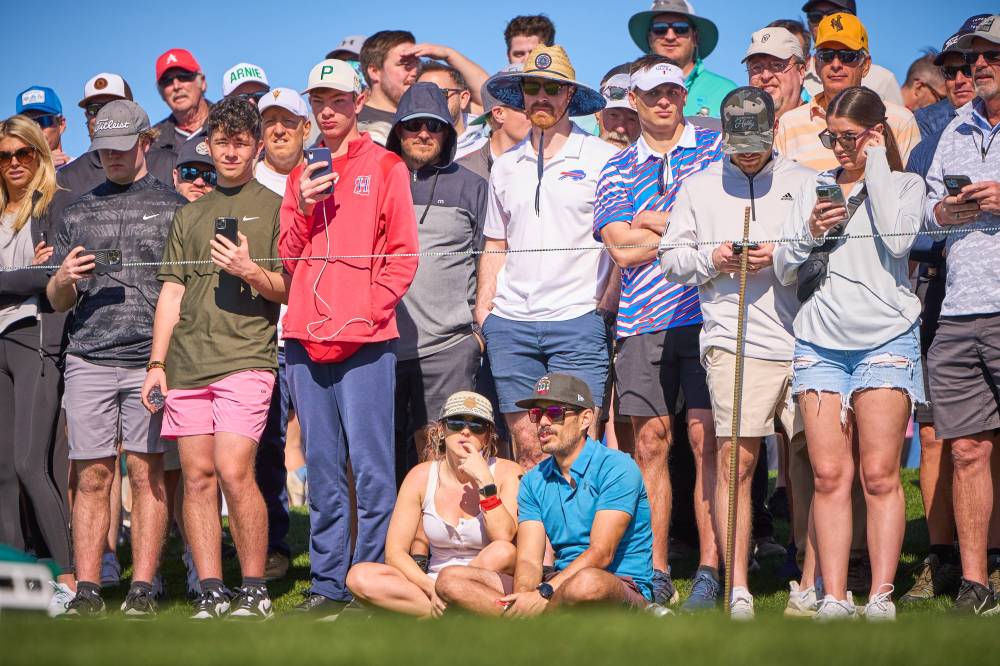 Fans at the 2023 WM Phoenix Open