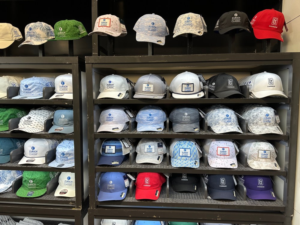 Merchandise at the 2023 Zurich Classic