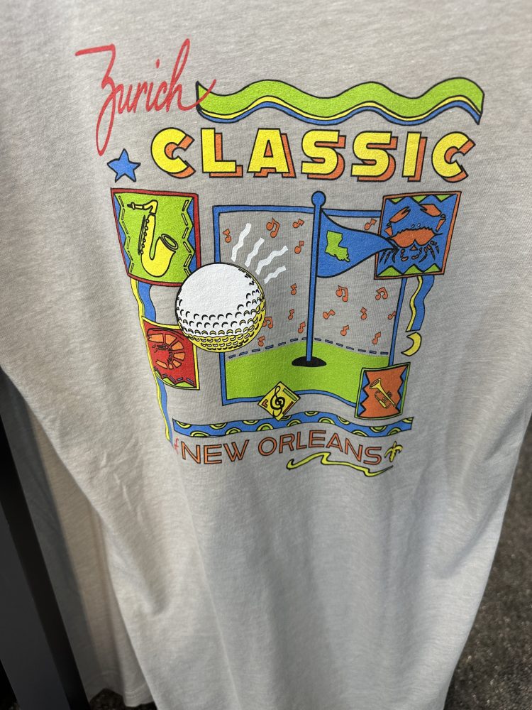 Merchandise at the 2023 Zurich Classic