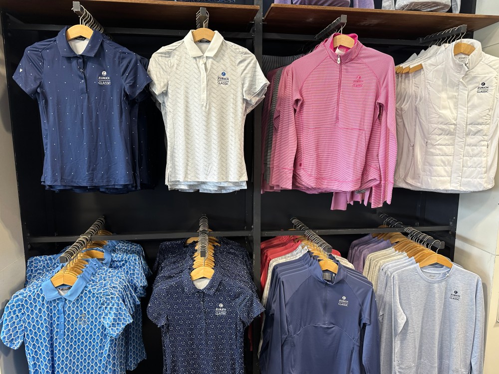 Merchandise at the 2023 Zurich Classic