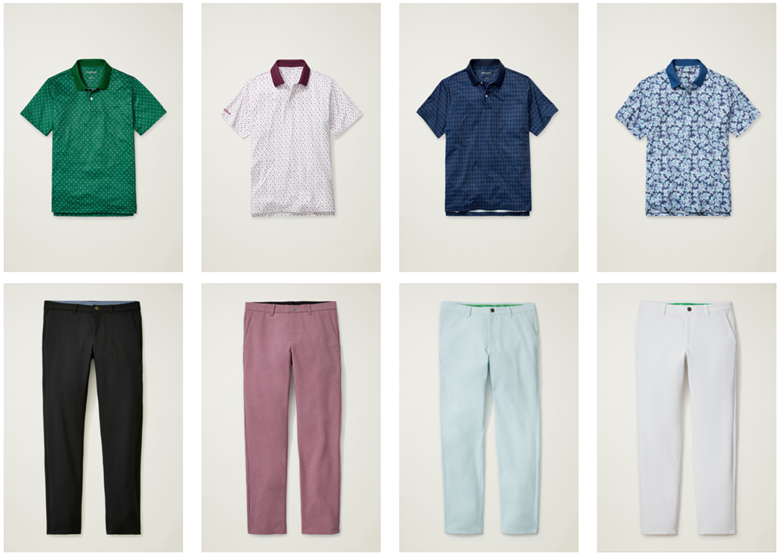 Justin Rose's Bonobos scripting at the Open Championship