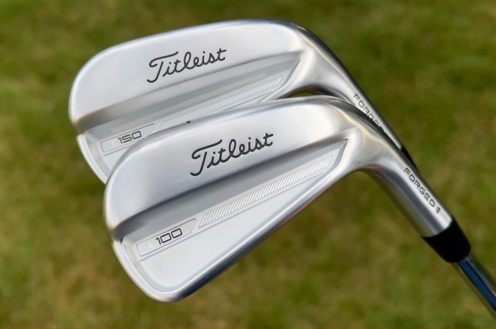 Titleist T150 appear similar to the T100 model. (David Dusek/Golfweek)