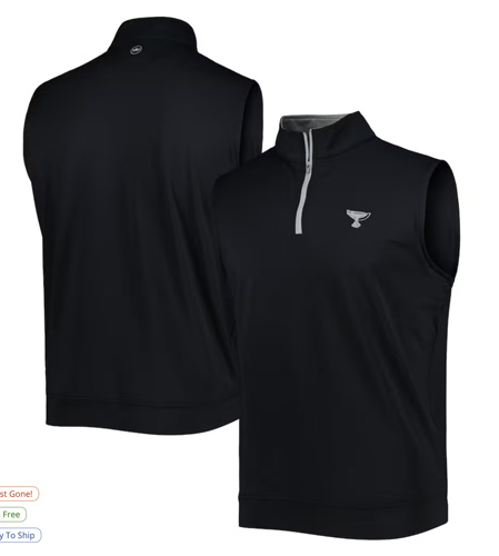 TOUR Championship Peter Millar Galway Performance Quarter-Zip Vest