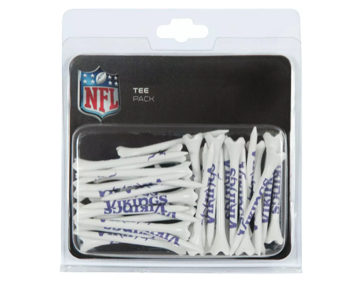 Team Effort Minnesota Vikings 2.75" Golf Tees (40 Pack)