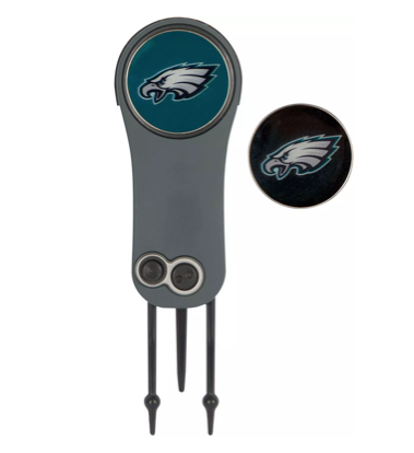 Team Effort Philadelphia Eagles Switchblade Divot Tool and Ball Marker Set