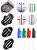 8 Pack Precision Golf Ball Marker, 4 Golf Ball Marking Stencils and 4 Colors Golf Ball Markers