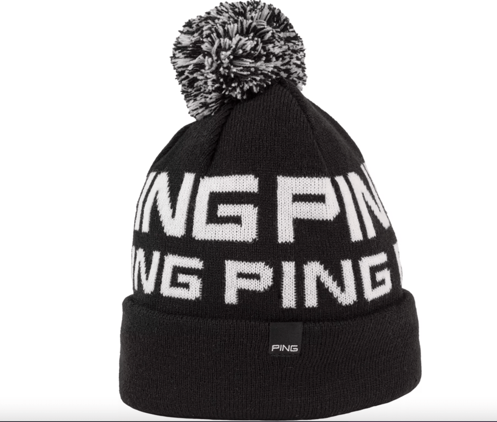 PING Men's Logo Bobble Golf Beanie