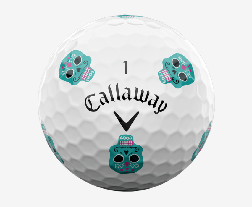 Callaway Limited Edition Chrome Soft Truvis Día De Los Muertos Golf Balls