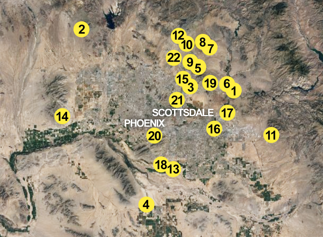 Phoenix golf map 2023