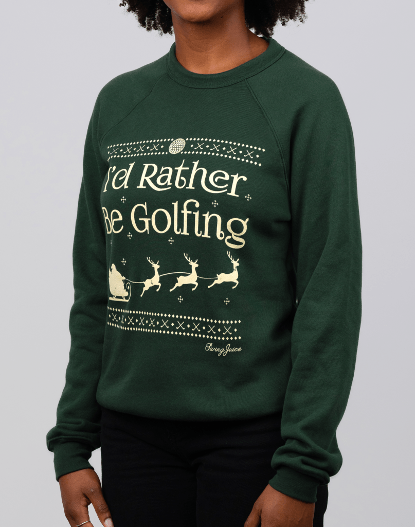 I'd Rather Be Golfing Unisex Ugly Sweater (SwingJuice)