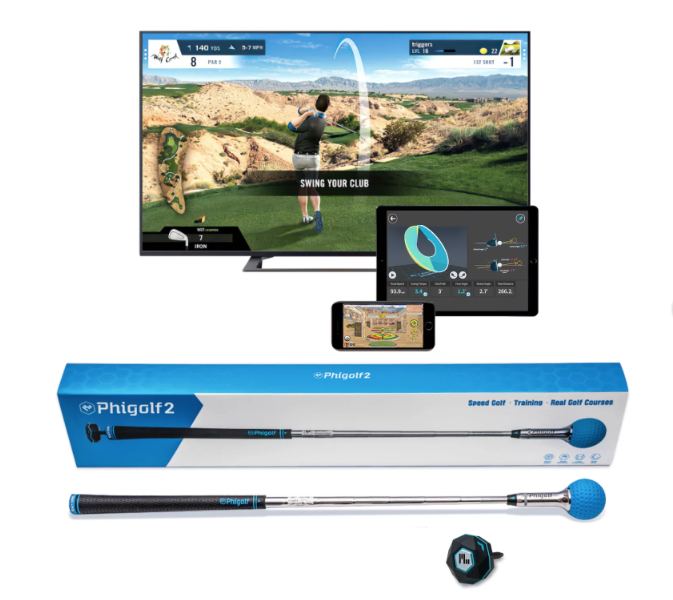 Phigolf2 Golf Simulator with Swing Stick 
