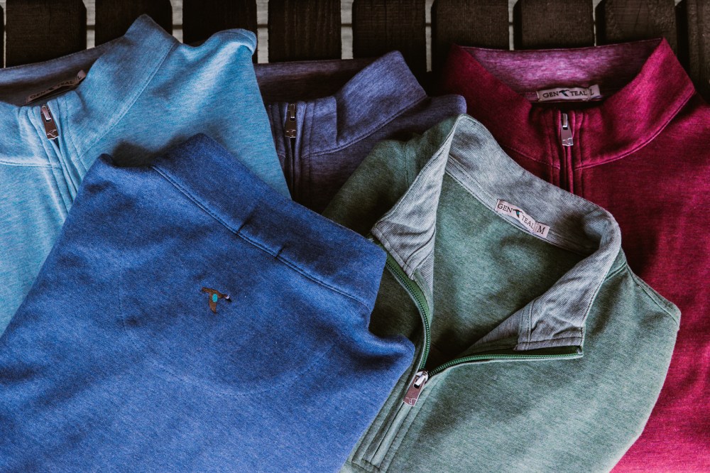 Cotton/Modal Quarter-Zip (GenTeal)
