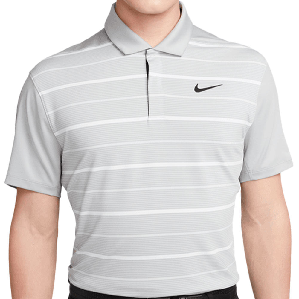 Nike Dri-FIT Tiger Woods Striped Golf Polo