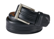 Gem-Dandy Men's Leather 2 Stitch Row Belt