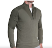 State and Liberty Waffle Knit Quarter Zip