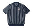 Malbon Golf Parlay Striped SS Shirt