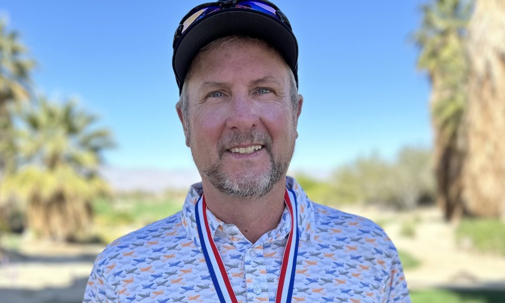 Jon Lindstrom, winner of the Golfweek Senior Division National Championship