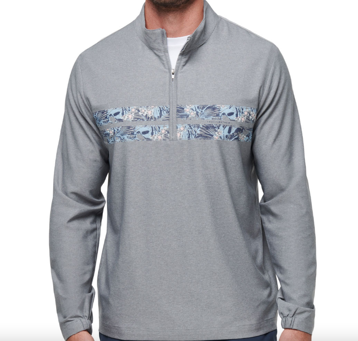 TravisMathew Move Mountains 1/4 Zip Pullover