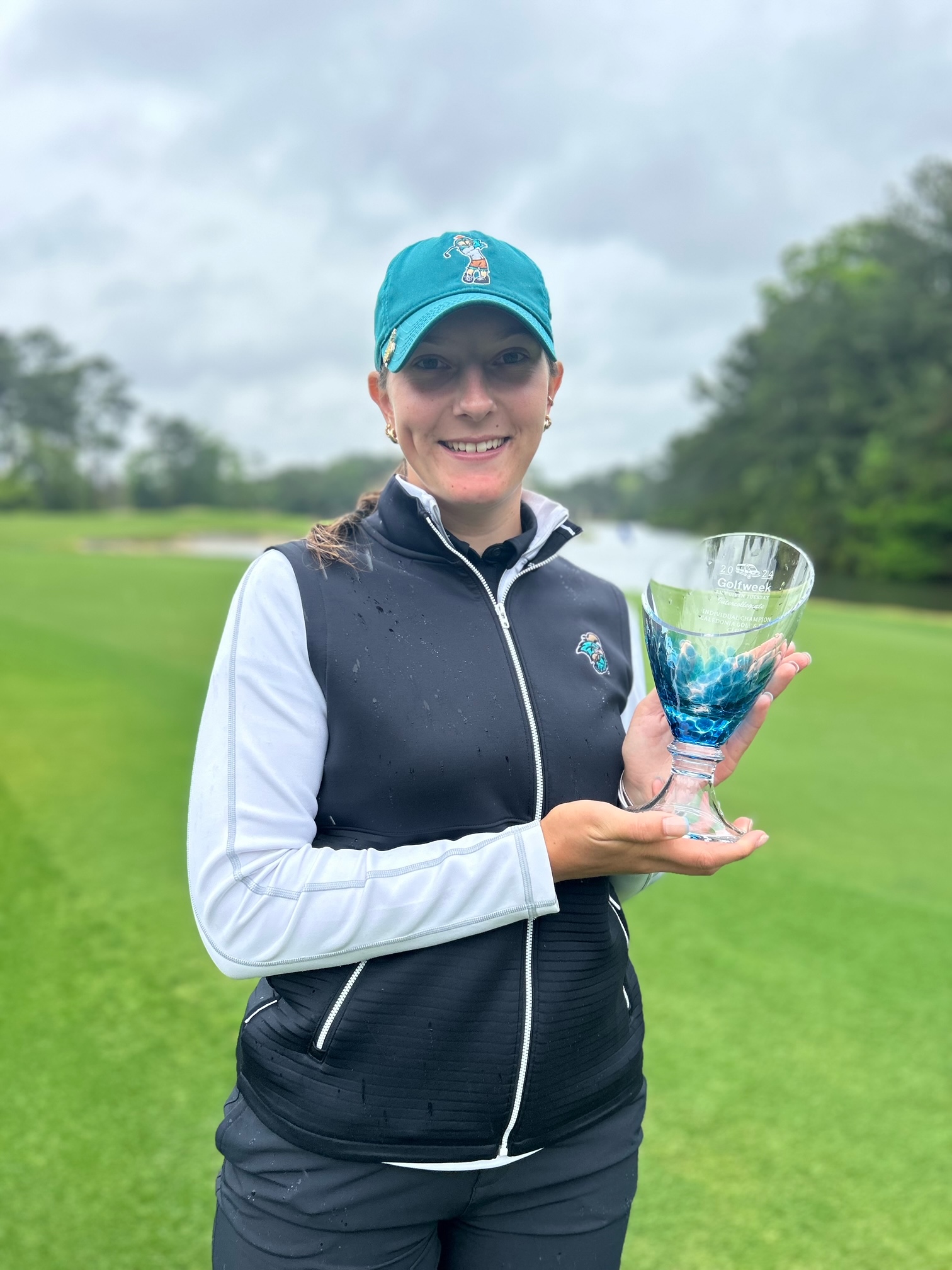 Hannah Karg of Coastal Carolina won the individual title at Caledonia. (Golfweek photo)
